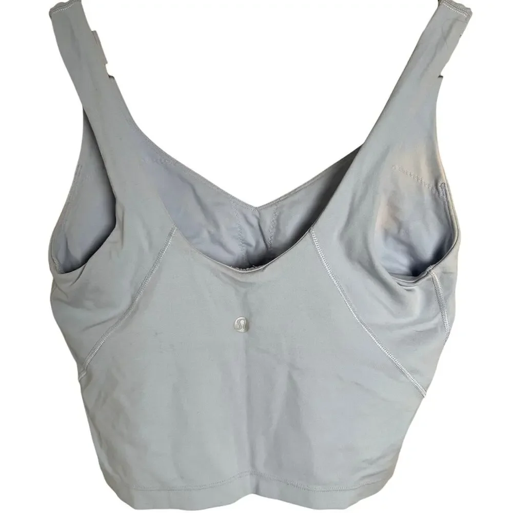 Lululemon Aline Light Blue Tan Size 6 Women's